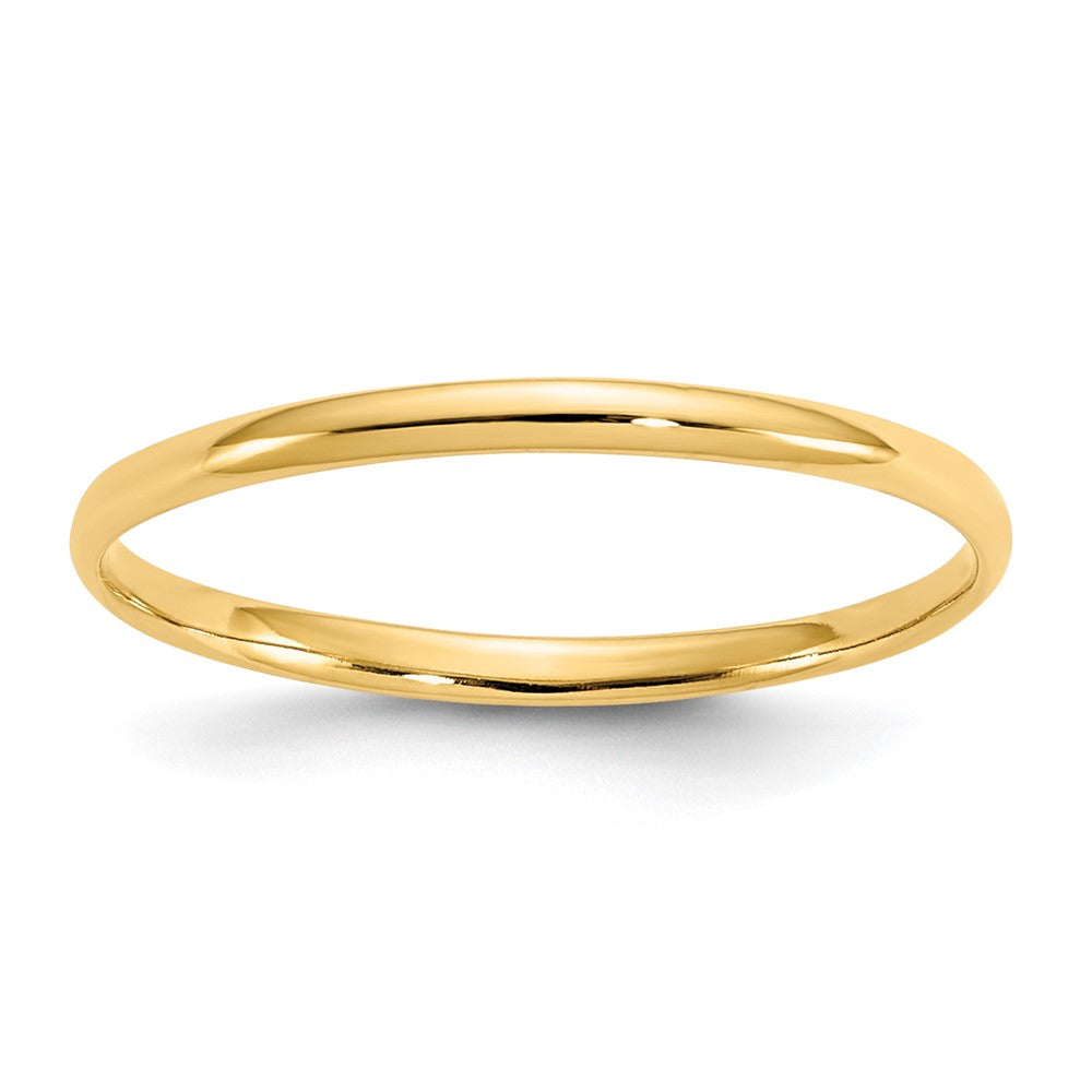 14k Madi K Polished Baby Ring (0.35 grams)