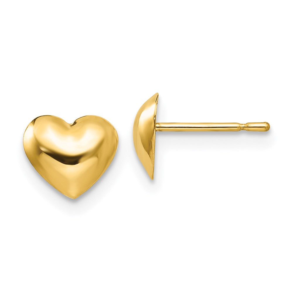 14k Madi K Children's Heart Post Earrings (0.2 grams)