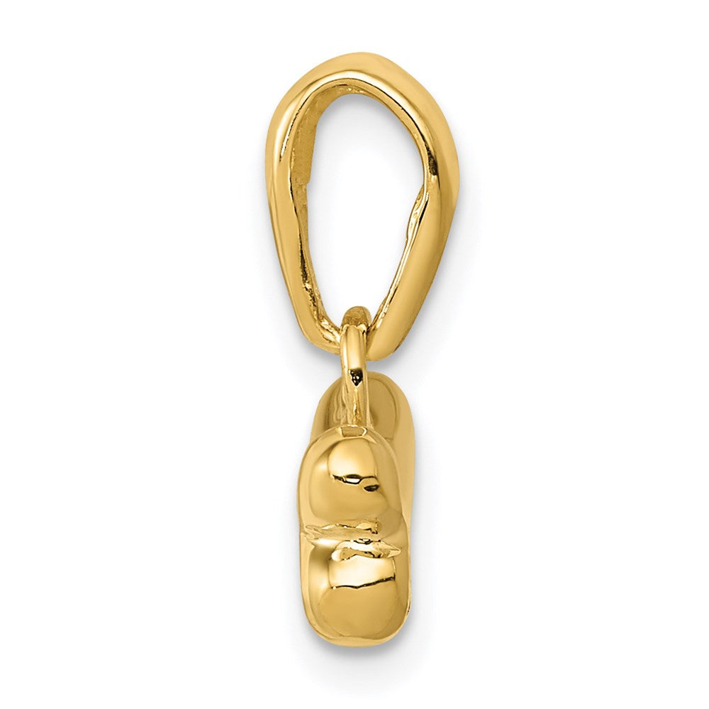 14k Yellow Gold 14 mm Dog Bone Pendant (2.07 grams)