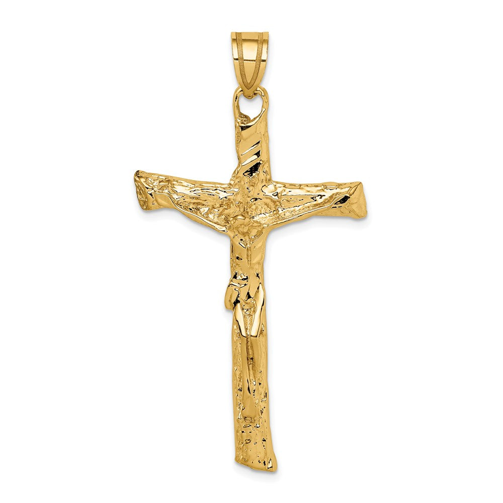 14k Yellow Gold 30 mm Crucifix Pendant (6.73 grams)