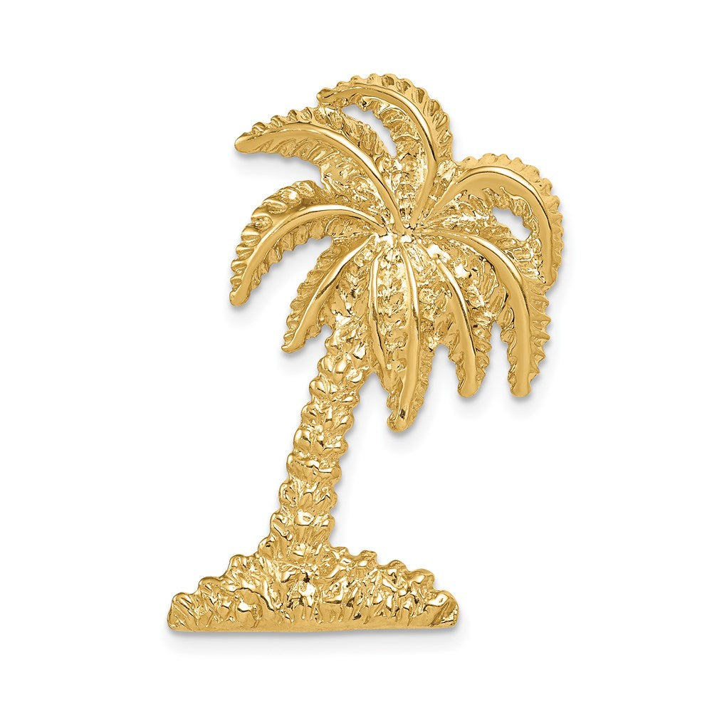 14k Yellow Gold 21 mm Palm Tree Slide (4.19 grams)