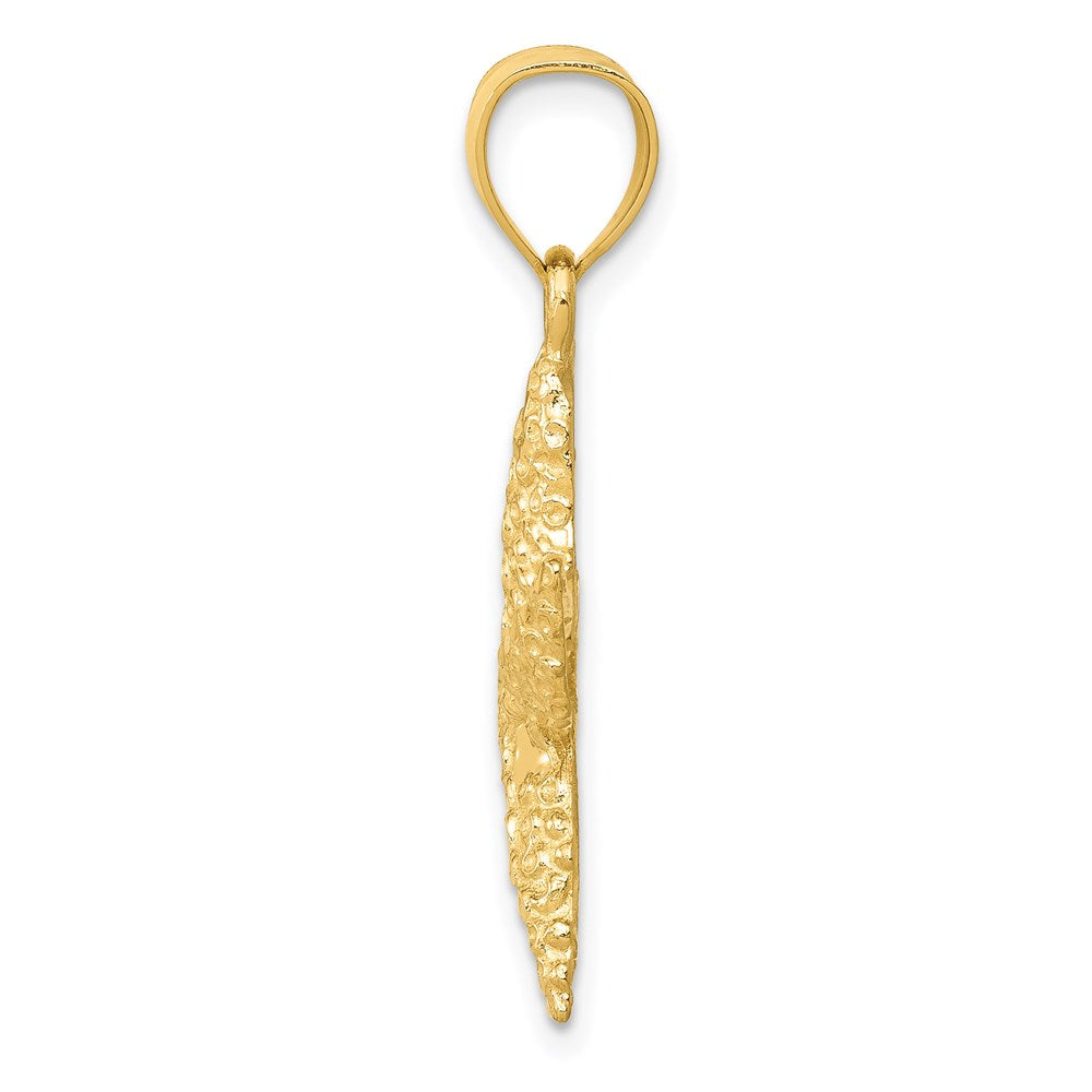 14k Yellow Gold 21 mm Starfish Pendant (1.76 grams)