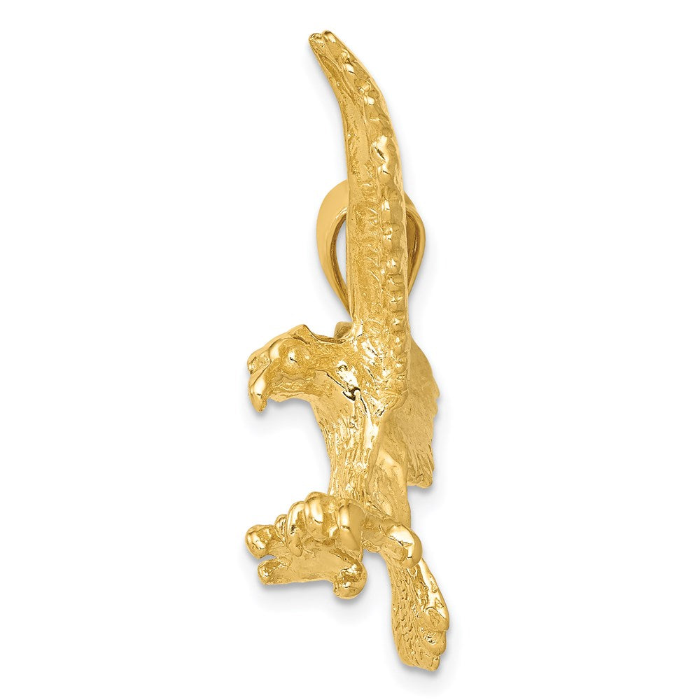 14k Yellow Gold 37.5 mm Eagle Pendant (6.98 grams)