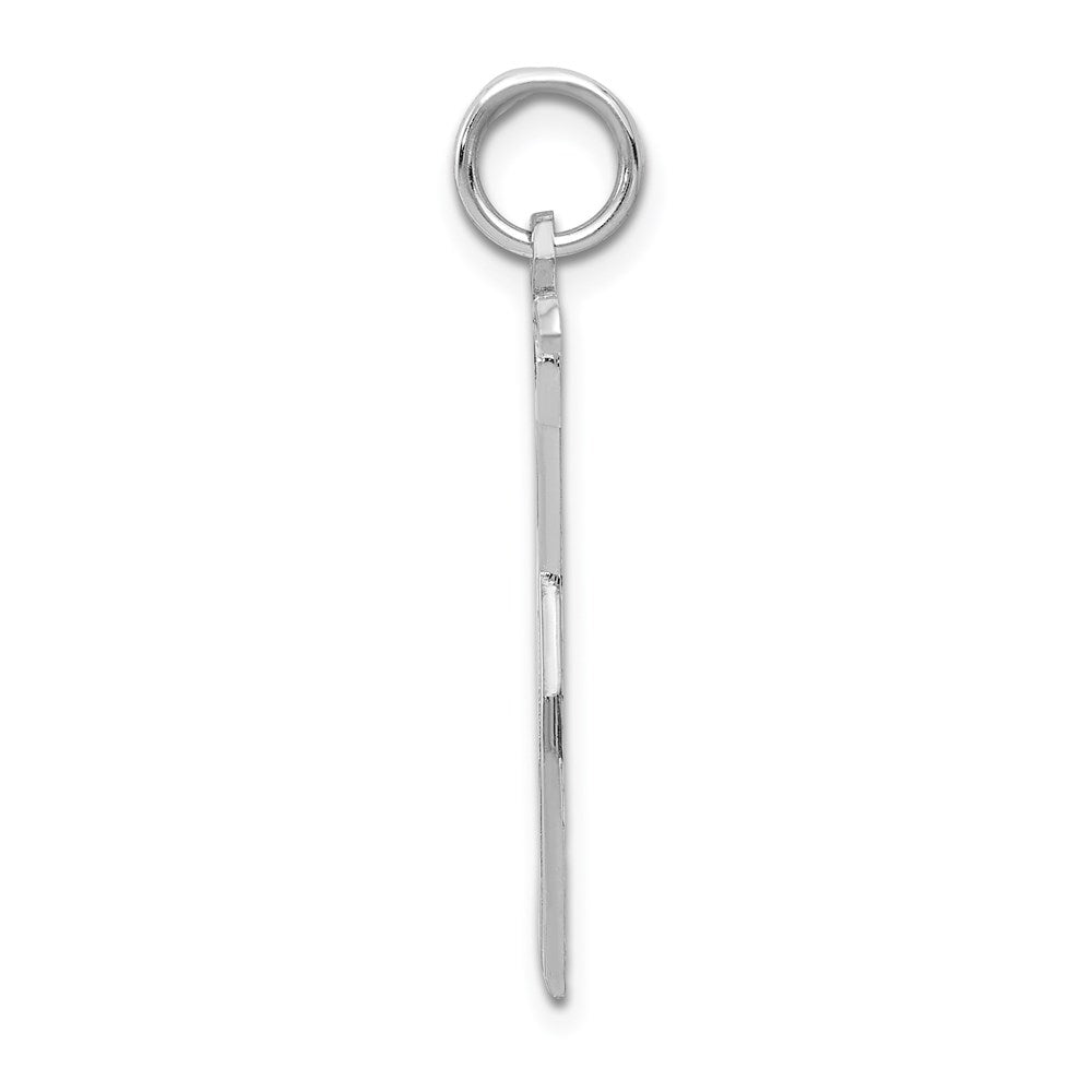 14k White Gold 10 mm Scissors Charm (0.72 grams)