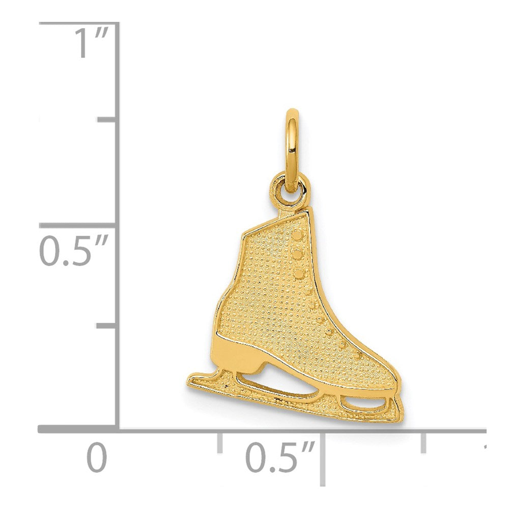 14k Yellow Gold 13 mm Figure Skate (0.76 grams)