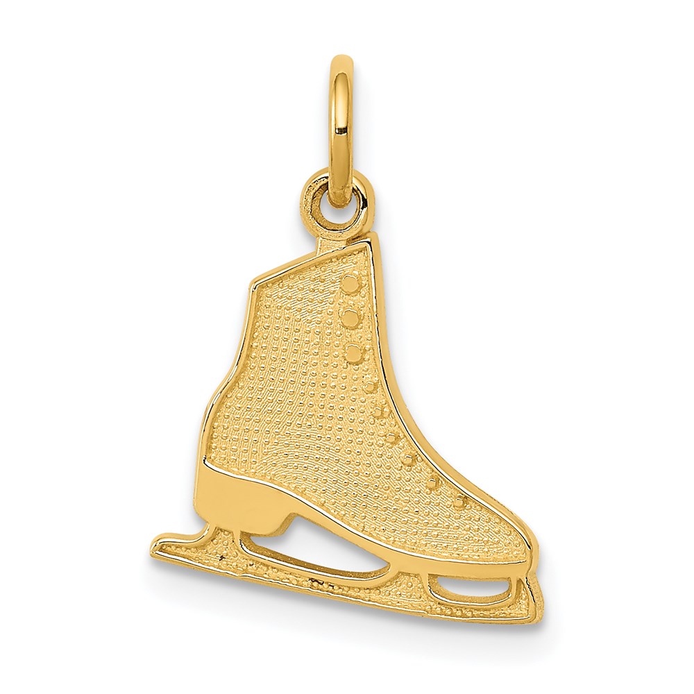 14k Yellow Gold 13 mm Figure Skate (0.76 grams)