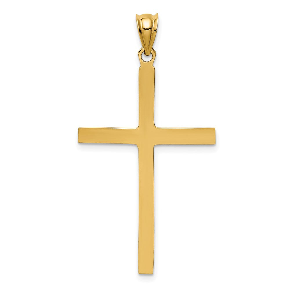 14k Yellow Gold 21 mm Polished Cross Pendant (2.19 grams)