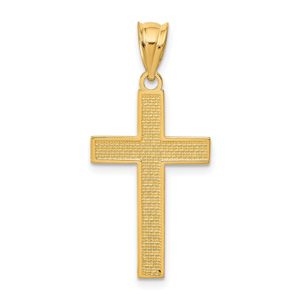 14k Yellow Gold 15 mm Cross Pendant (0.89 grams)