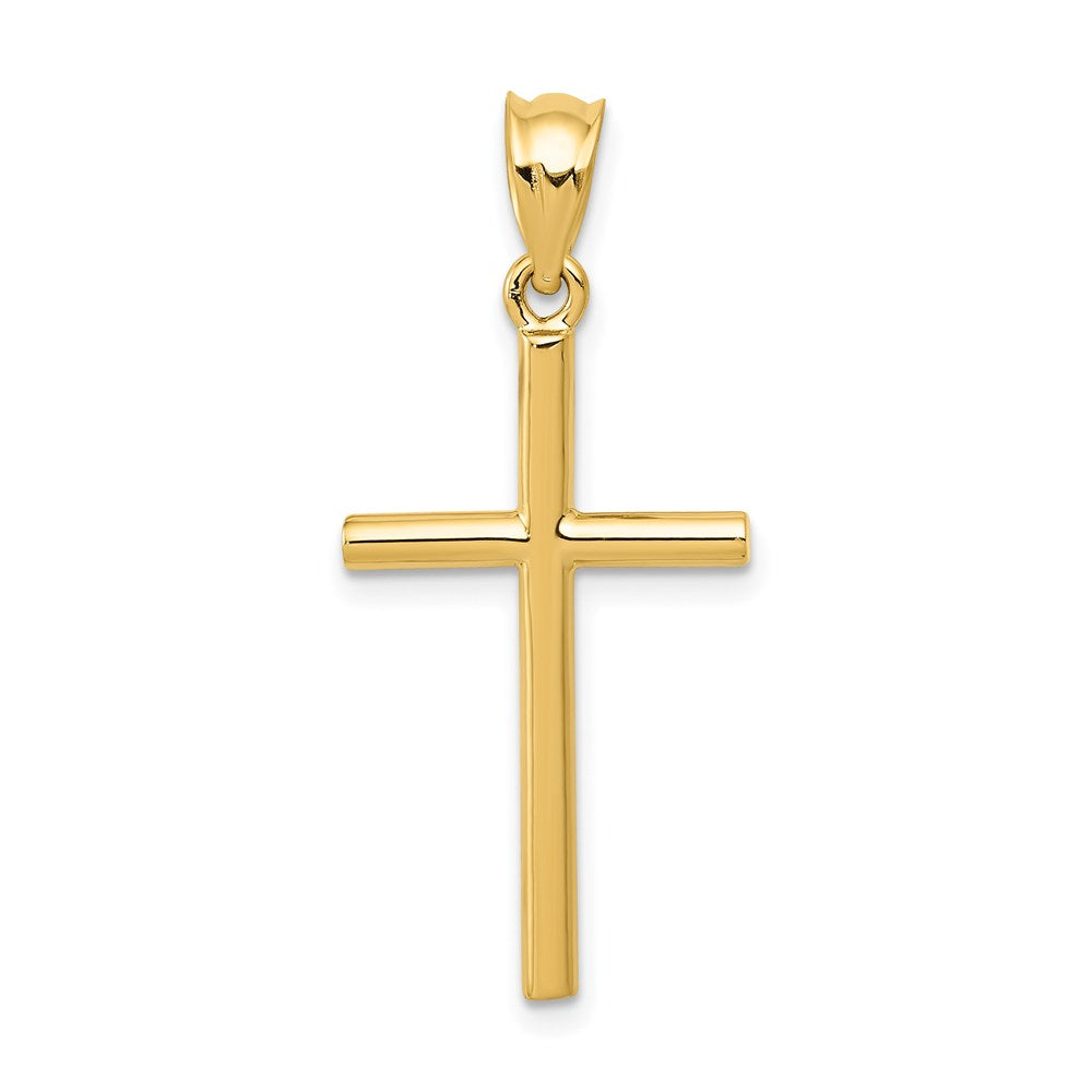 14k Yellow Gold 14 mm Cross Pendant (1.38 grams)