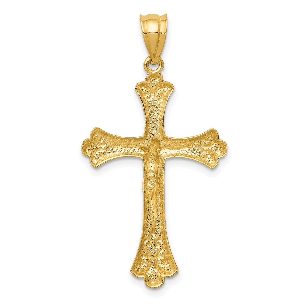 14k Yellow Gold 20 mm Crucifix Pendant (1.37 grams)