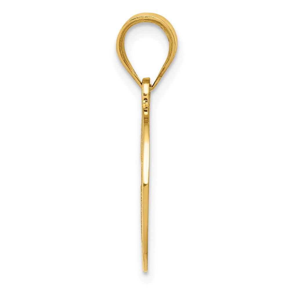 14k Yellow Gold 15 mm nion Charm (1.38 grams)