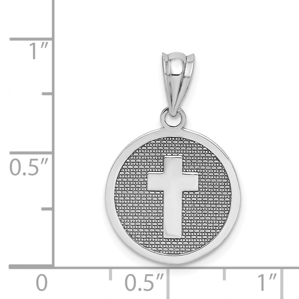 14k White Gold 15 mm nion Charm (1.36 grams)