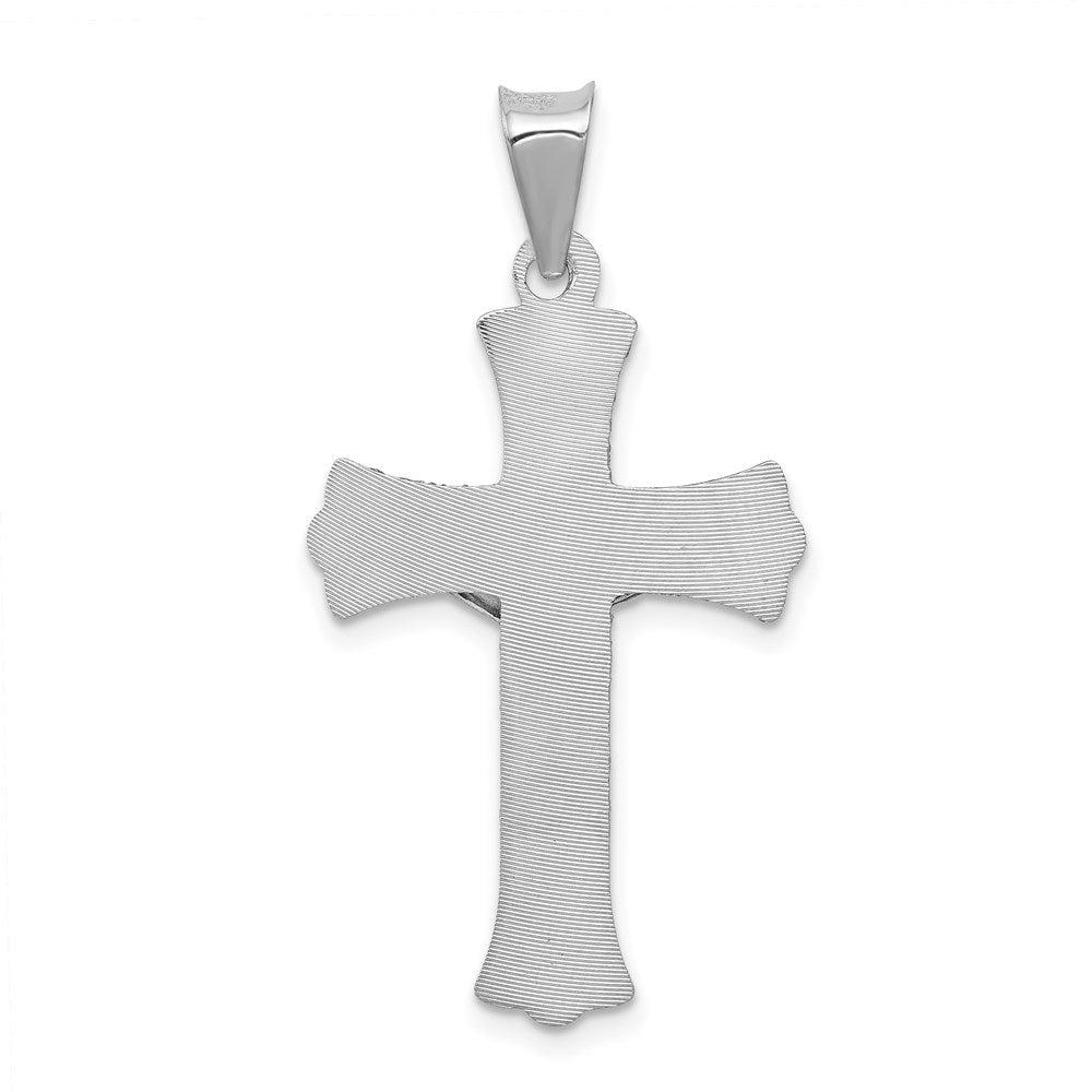 14k White Gold 20 mm Crucifix Pendant (1.52 grams)