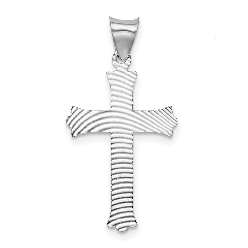 14k White Gold 14 mm Crucifix Pendant (0.73 grams)