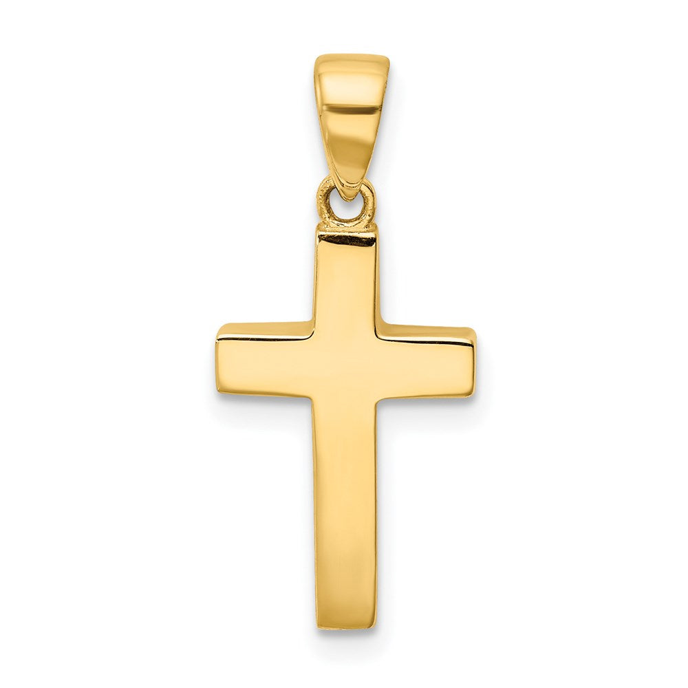 14k Yellow Gold 11 mm Cross Pendant (1.15 grams)