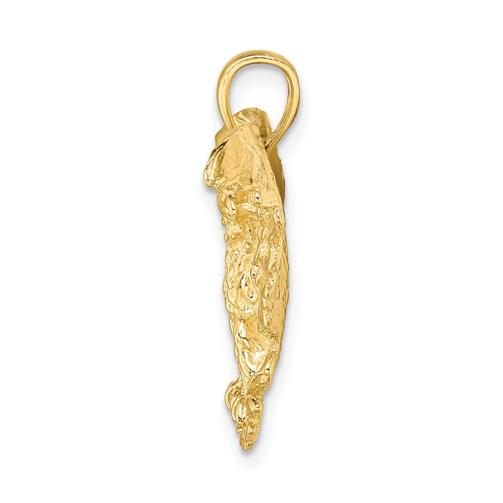14k Yellow Gold 41.3 mm Eagle w/ Wings Spread Charm (5.68 grams)