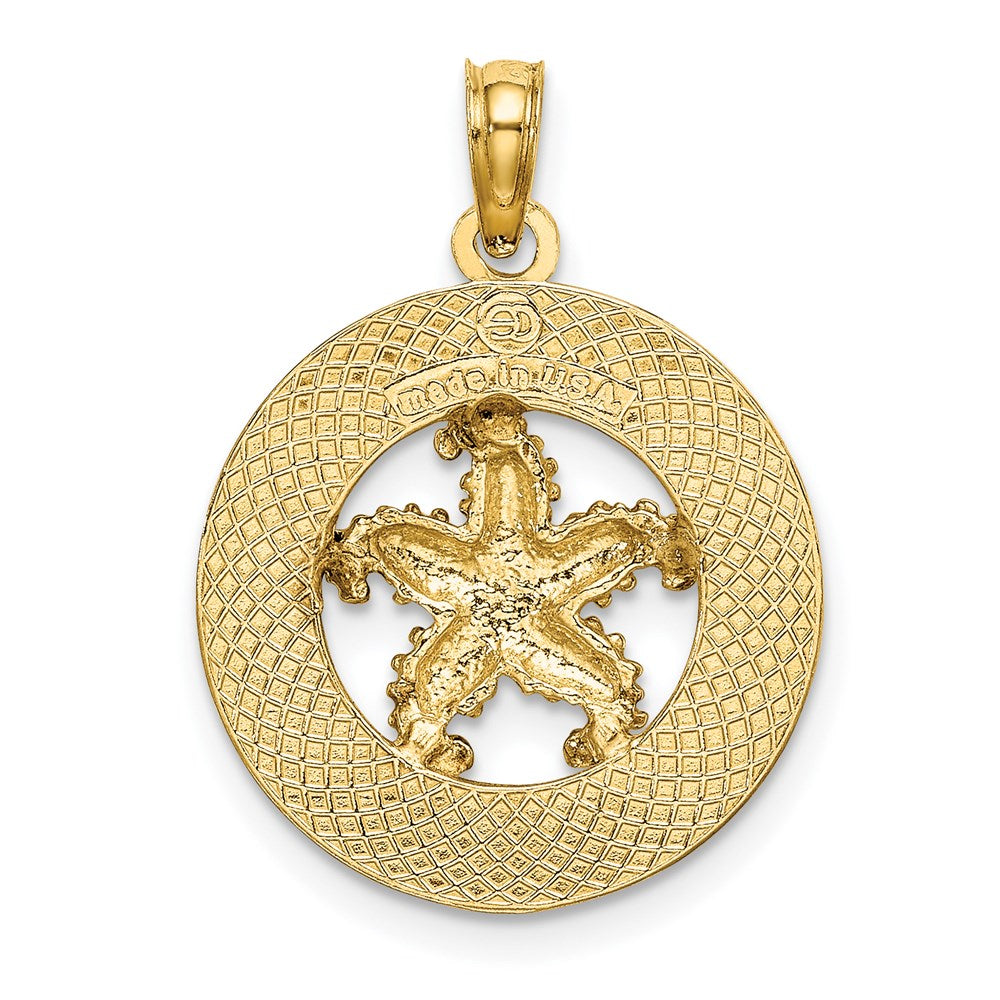 14k Yellow Gold 18.6 mm BOOTHBAY HARBOR Starfish Charm (2.35 grams)