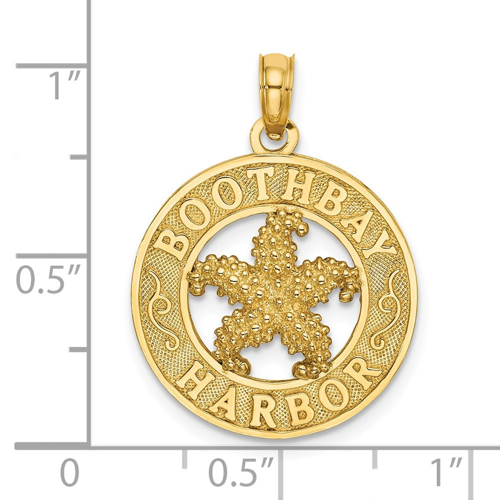 14k Yellow Gold 18.6 mm BOOTHBAY HARBOR Starfish Charm (2.35 grams)