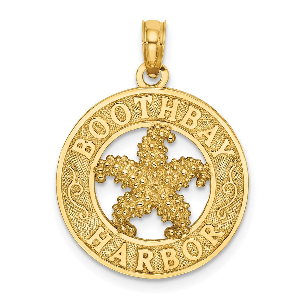 14k Yellow Gold 18.6 mm BOOTHBAY HARBOR Starfish Charm (2.35 grams)