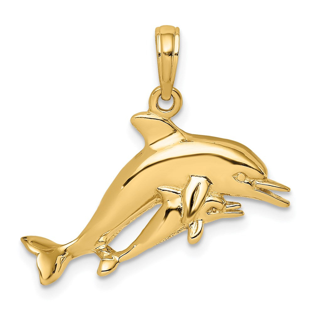 14k Yellow Gold 24.8 mm ng Charm (2.49 grams)