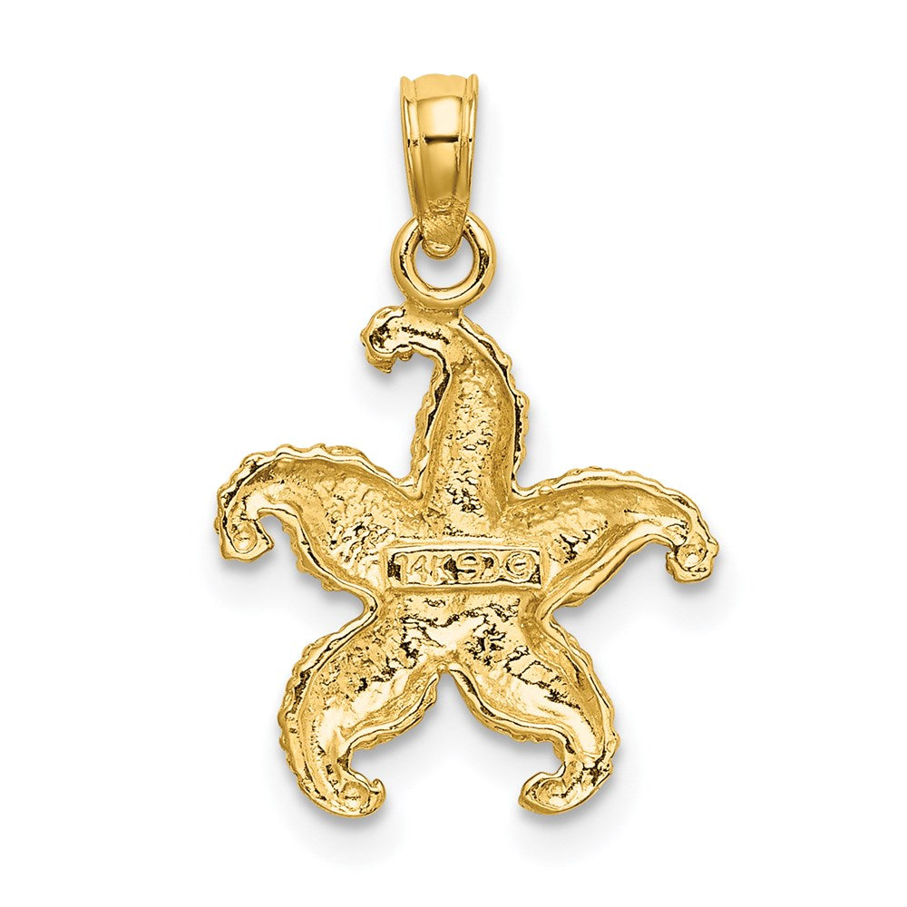 14k Yellow Gold 14 mm Starfish Charm (1.36 grams)