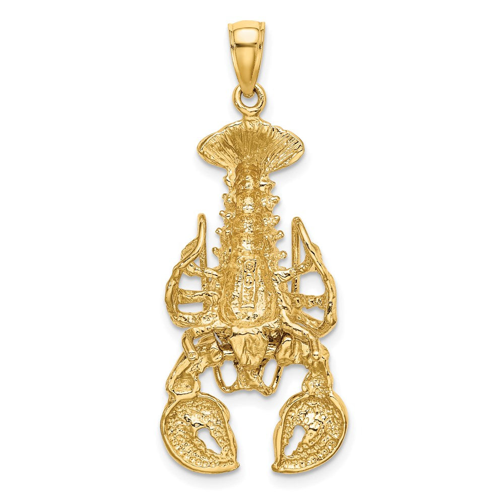 14k Yellow Gold 16.65 mm Moveable Lobster Charm (5.94 grams)