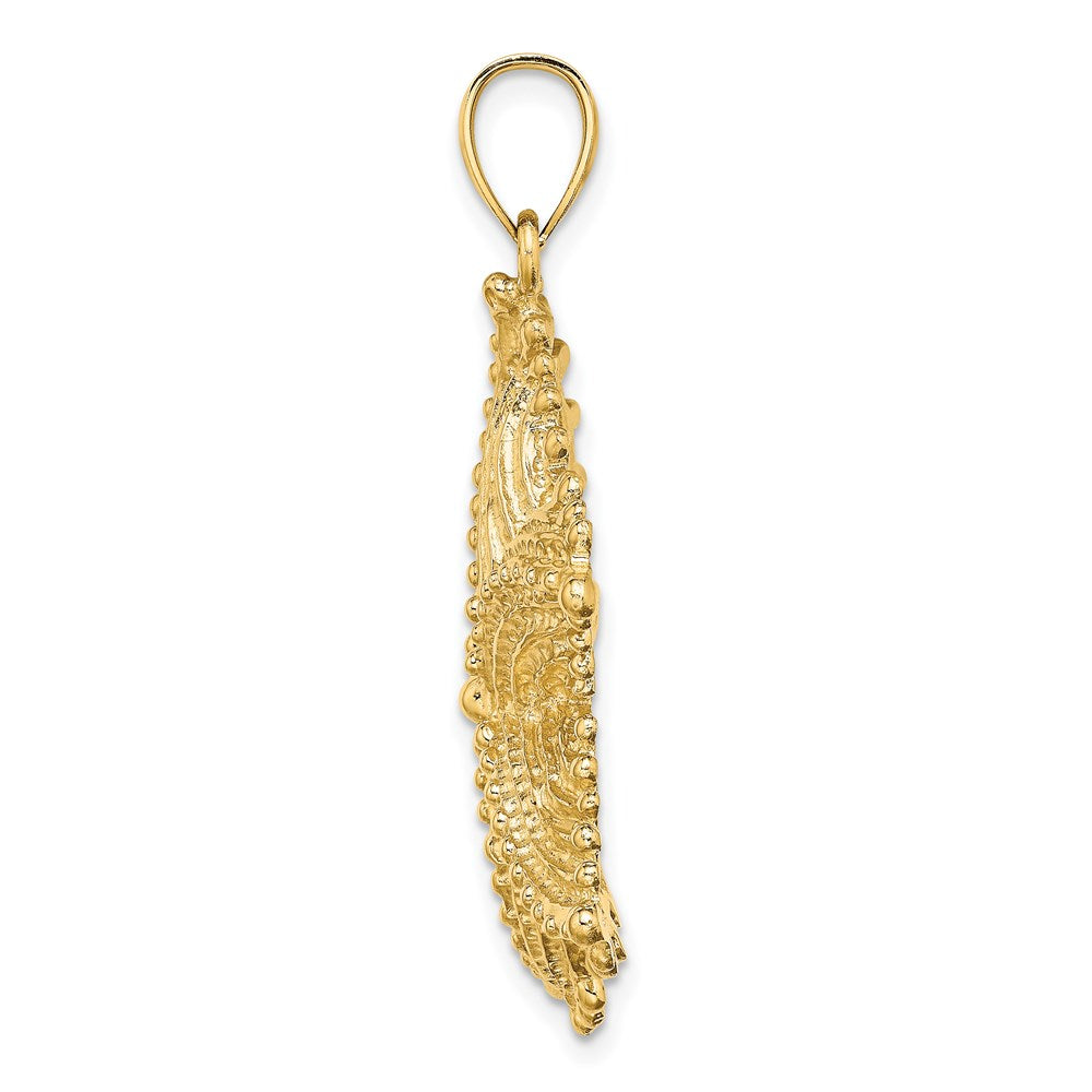 14k Yellow Gold 31.4 mm Starfish Charm (7.86 grams)