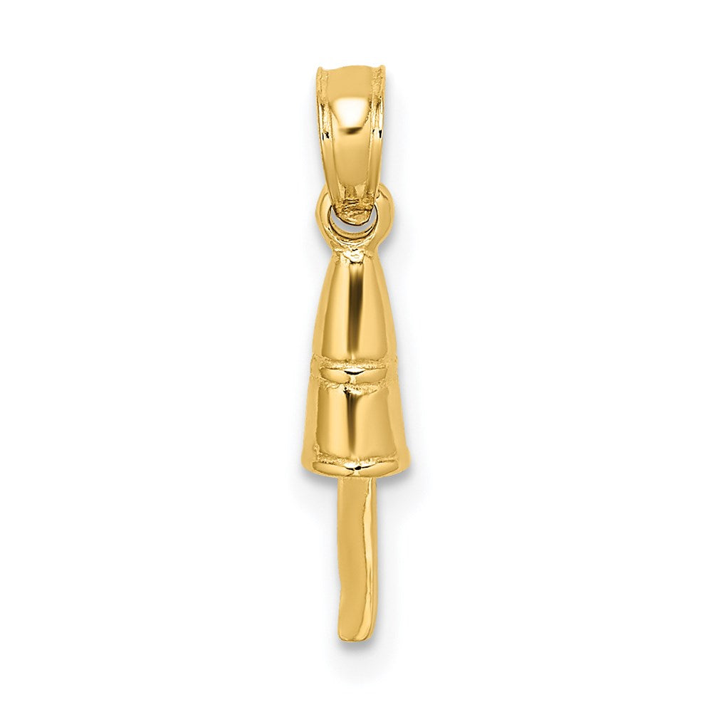 14k Yellow Gold 3.45 mm 3-D Buoy Charm (0.72 grams)