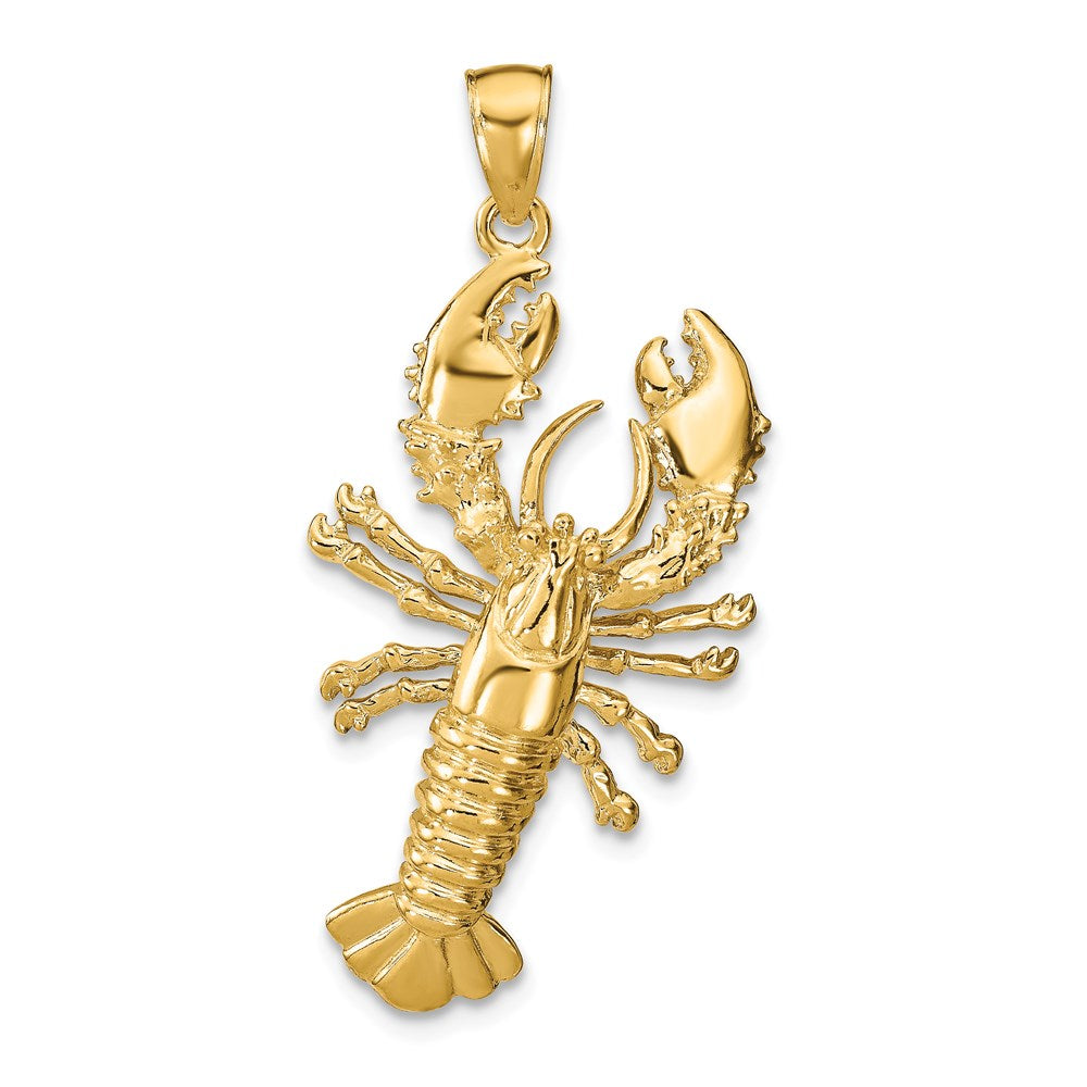 14k Yellow Gold 22 mm Lobster Pendant (8.3 grams)