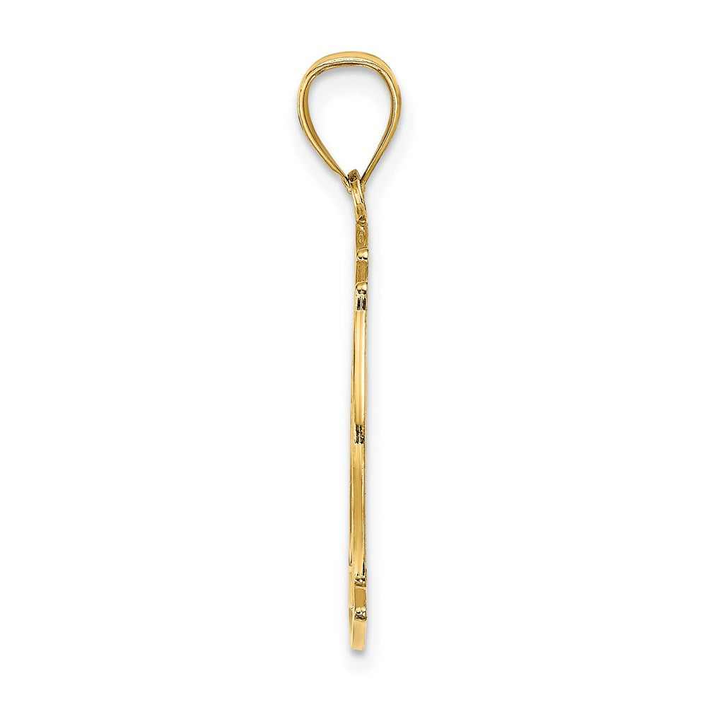 14k Yellow Gold 20.8 mm VFD DWIGHT MEMBER In Shield Charm (1.57 grams)