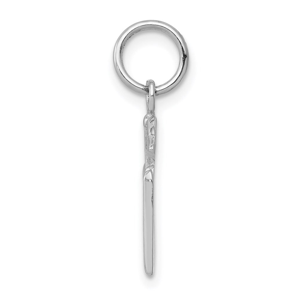 14k White Gold 20 mm RN Charm (1.1 grams)