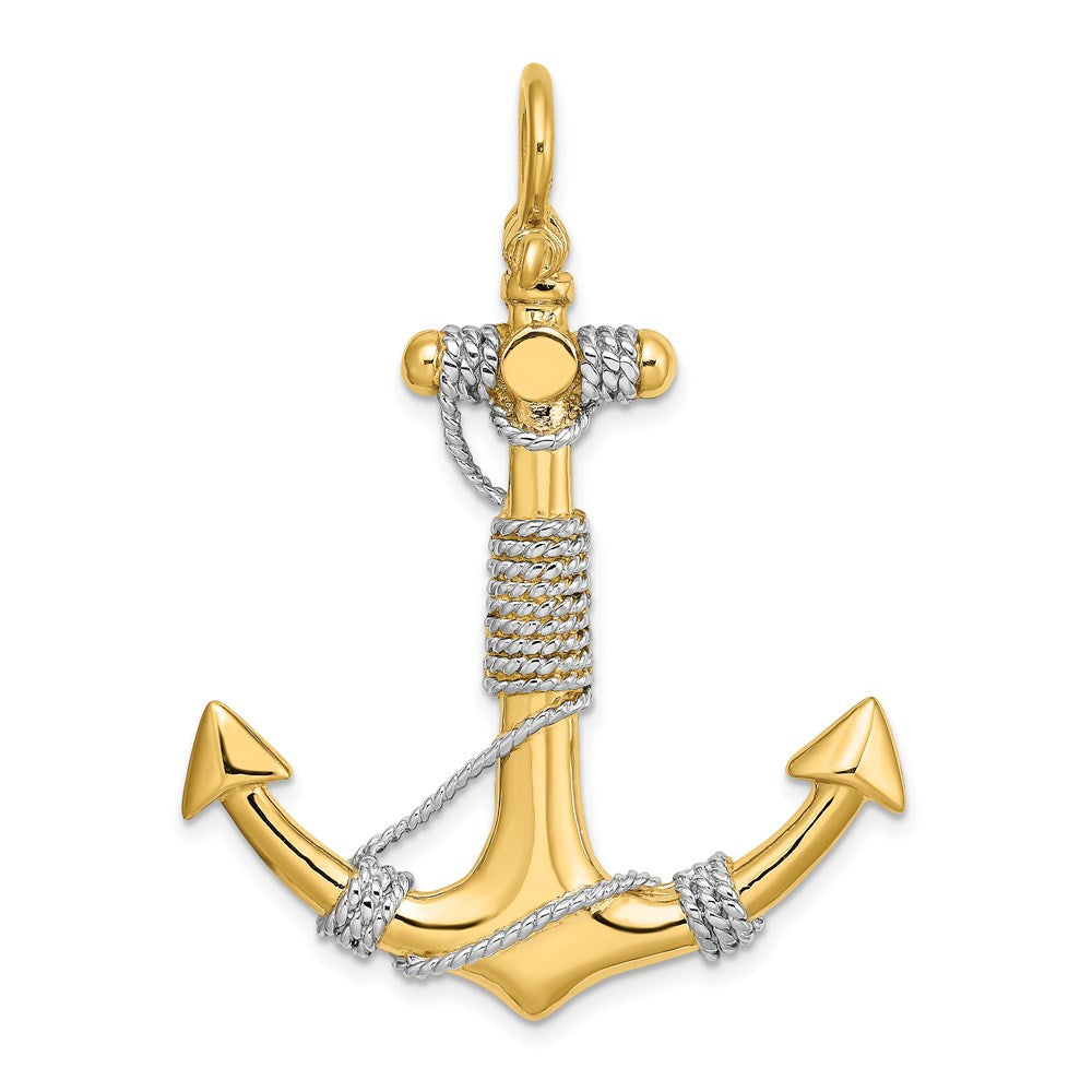 14k Yellow & Rhodium 36.55 mm  Plating (11.34 grams)