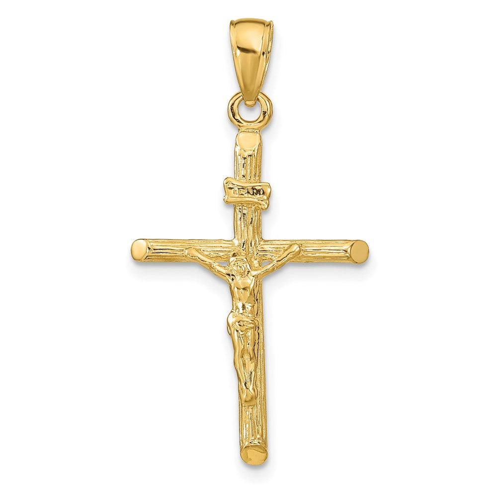 14k Yellow Gold 18 mm Crucifix Pendant (2.02 grams)