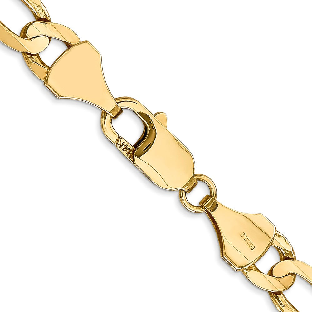 14k 7.5mm Concave Open Figaro Chain (30.20 grams)