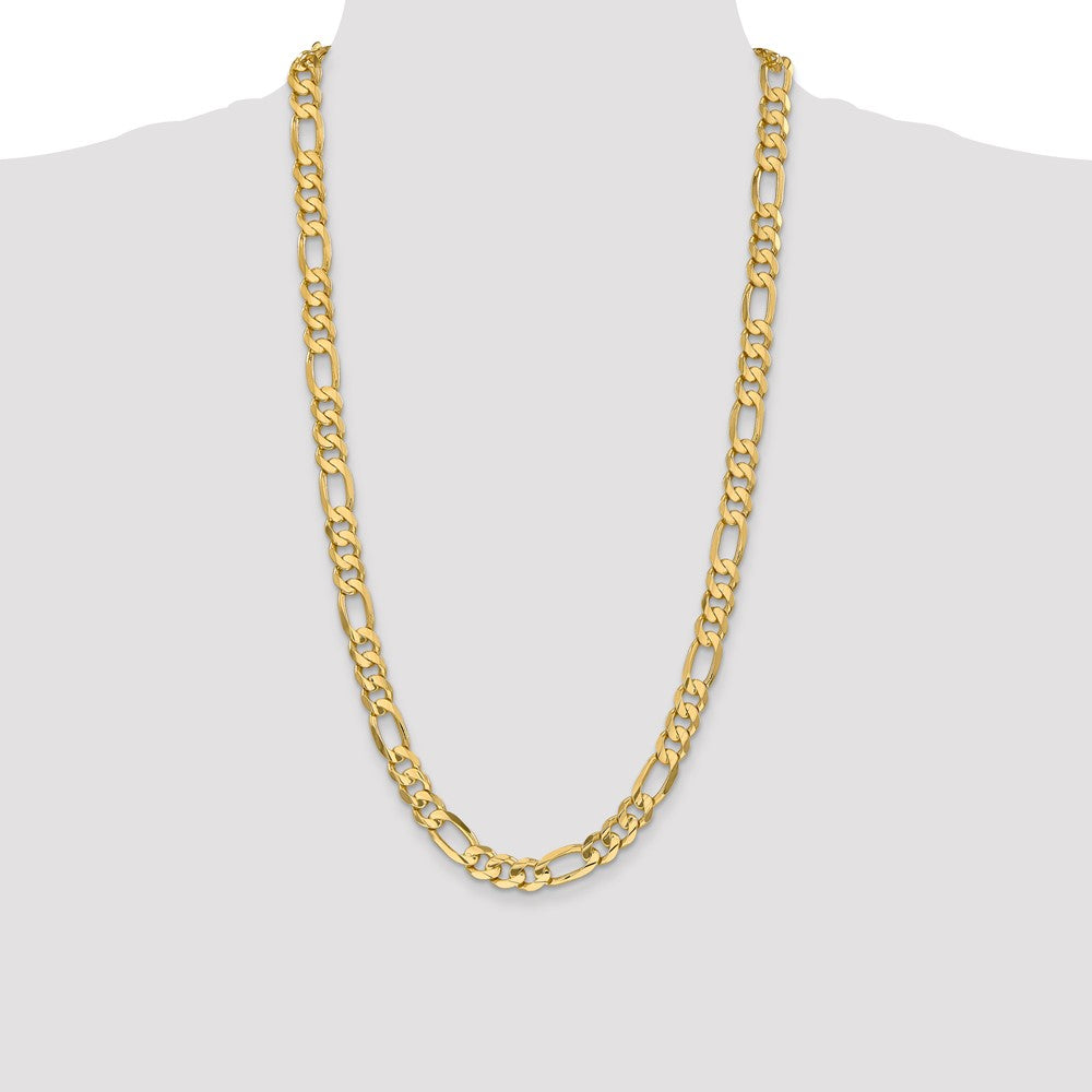 14k 8.75mm Concave Open Figaro Chain (49.22 grams)