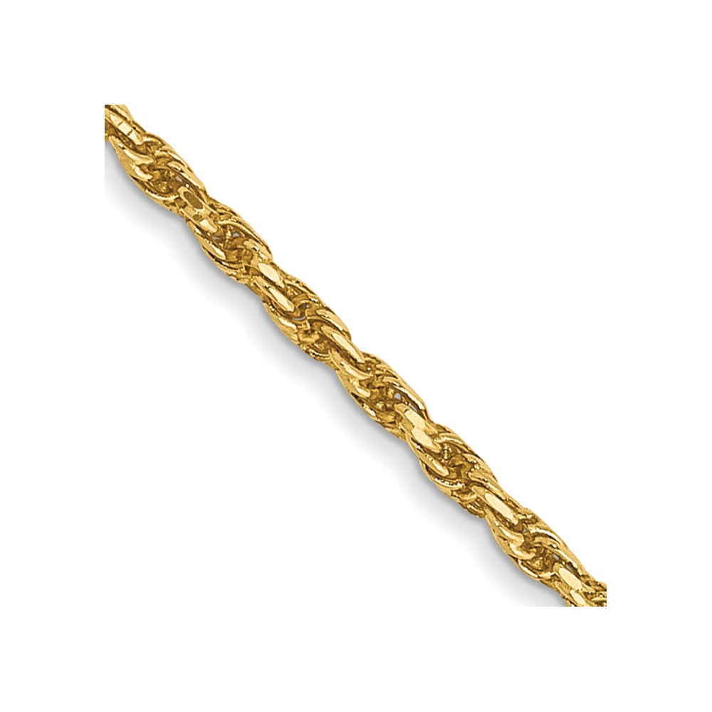 14k 1.3mm Solid D/C Machine-Made Chain (2.81 grams)