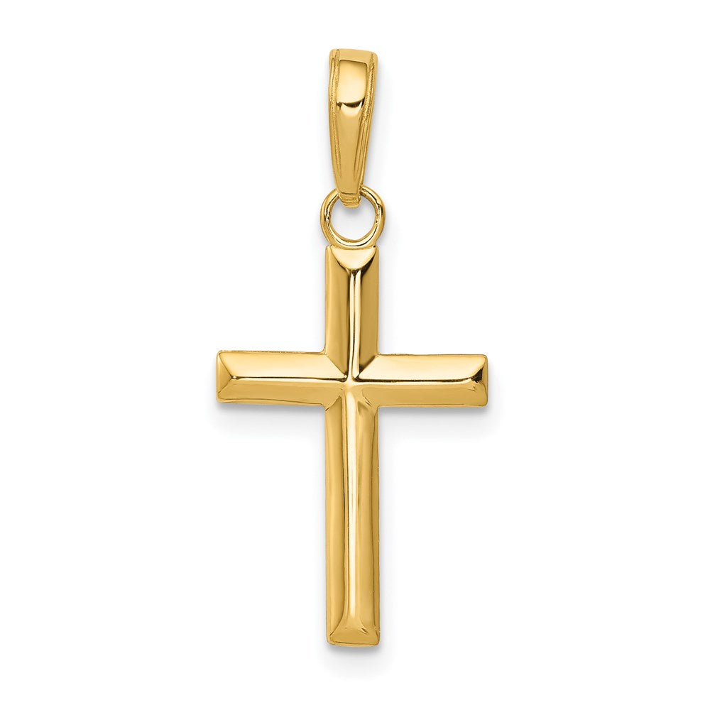 14k Yellow Gold 11 mm Small Cross Pendant (0.61 grams)