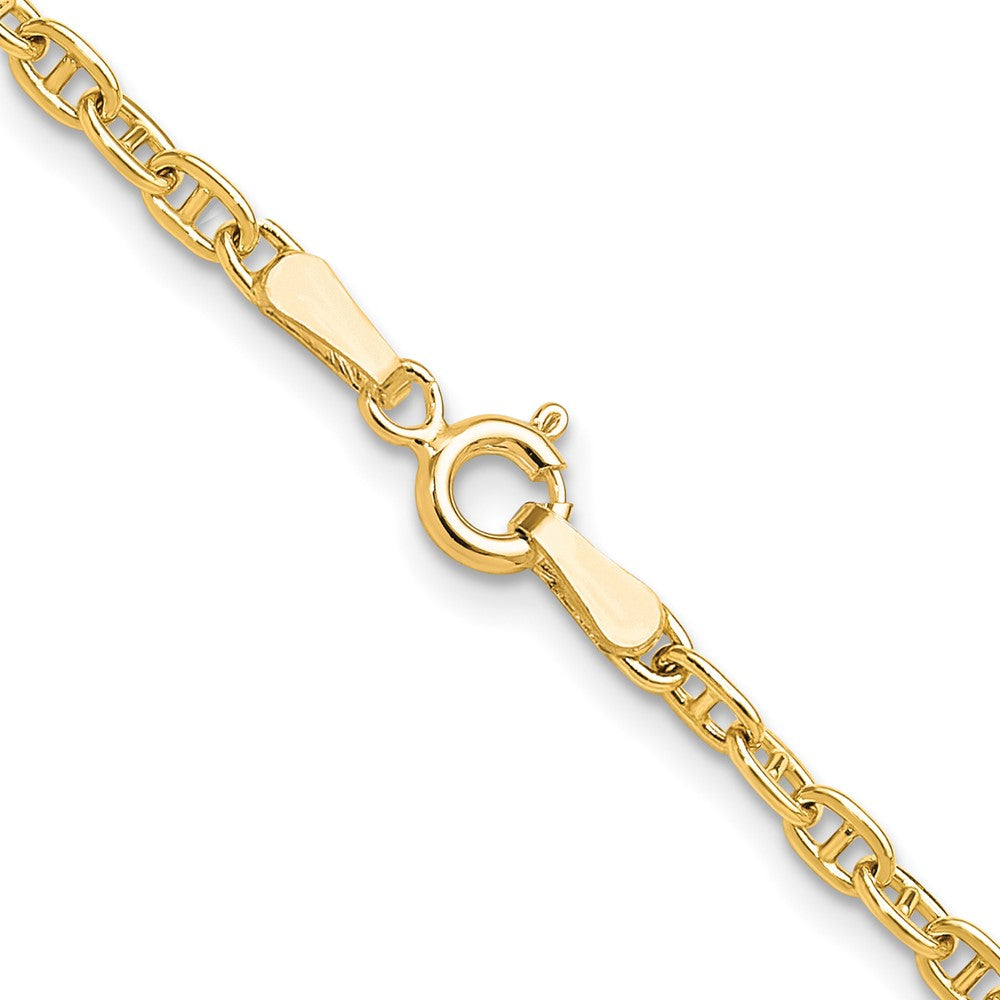 14k 3.0mm Mariners Link Chain (9.62 grams)