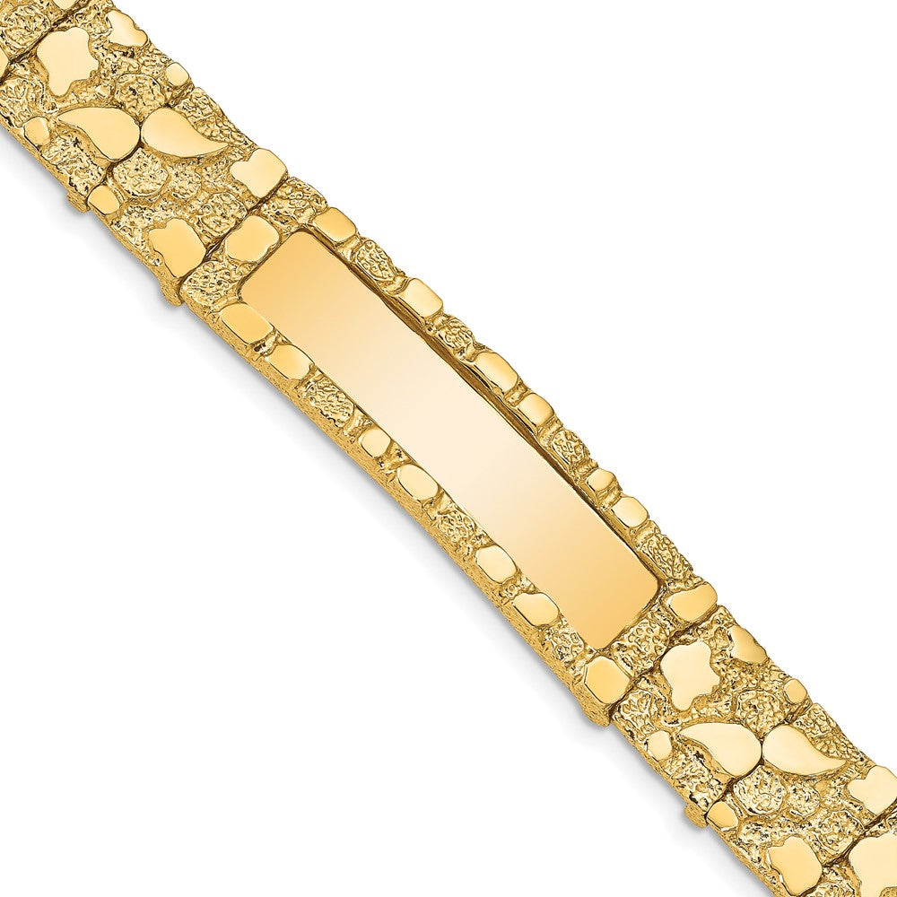 14k 12.0mm Nugget ID Bracelet (31.19 grams)