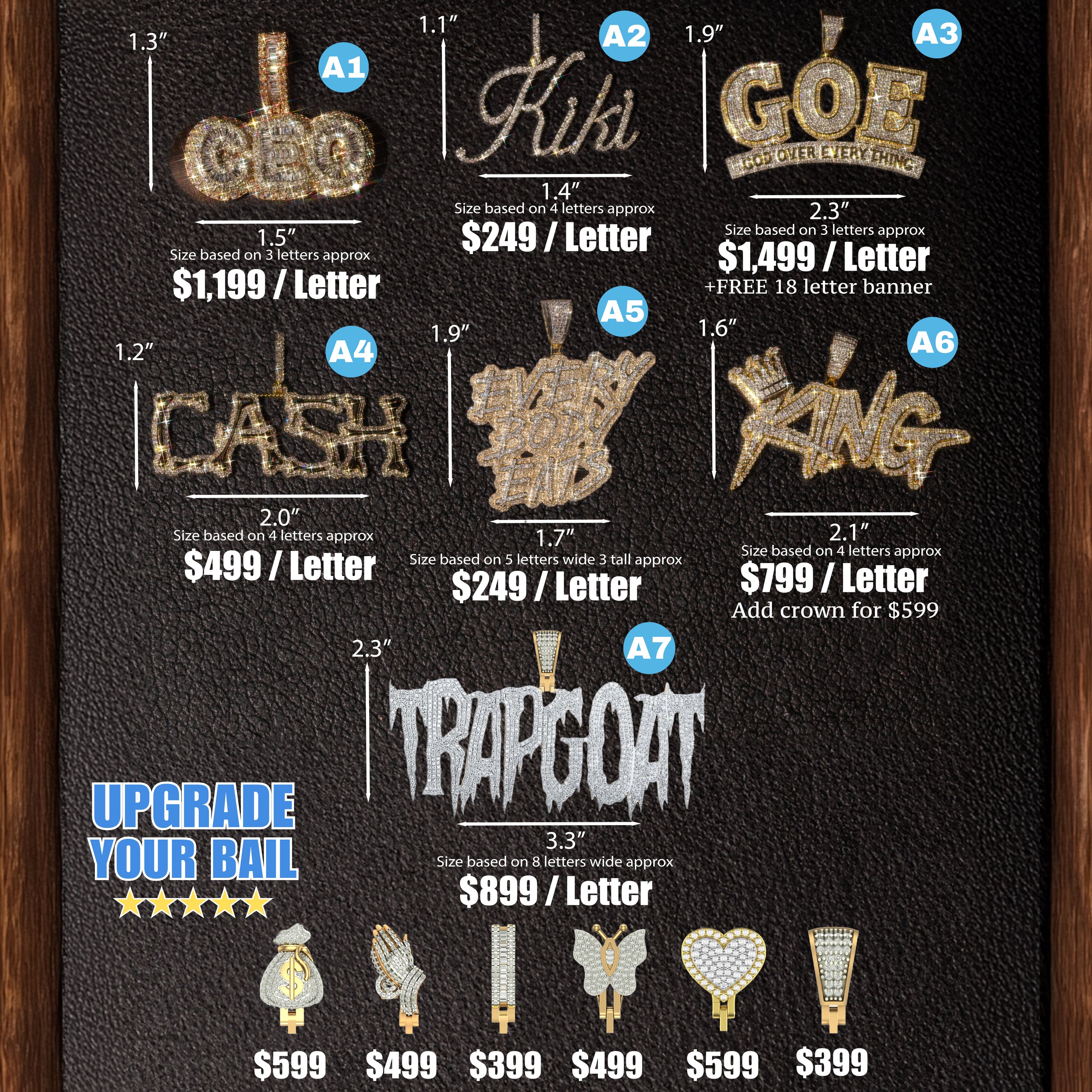 Custom Diamond Nameplates