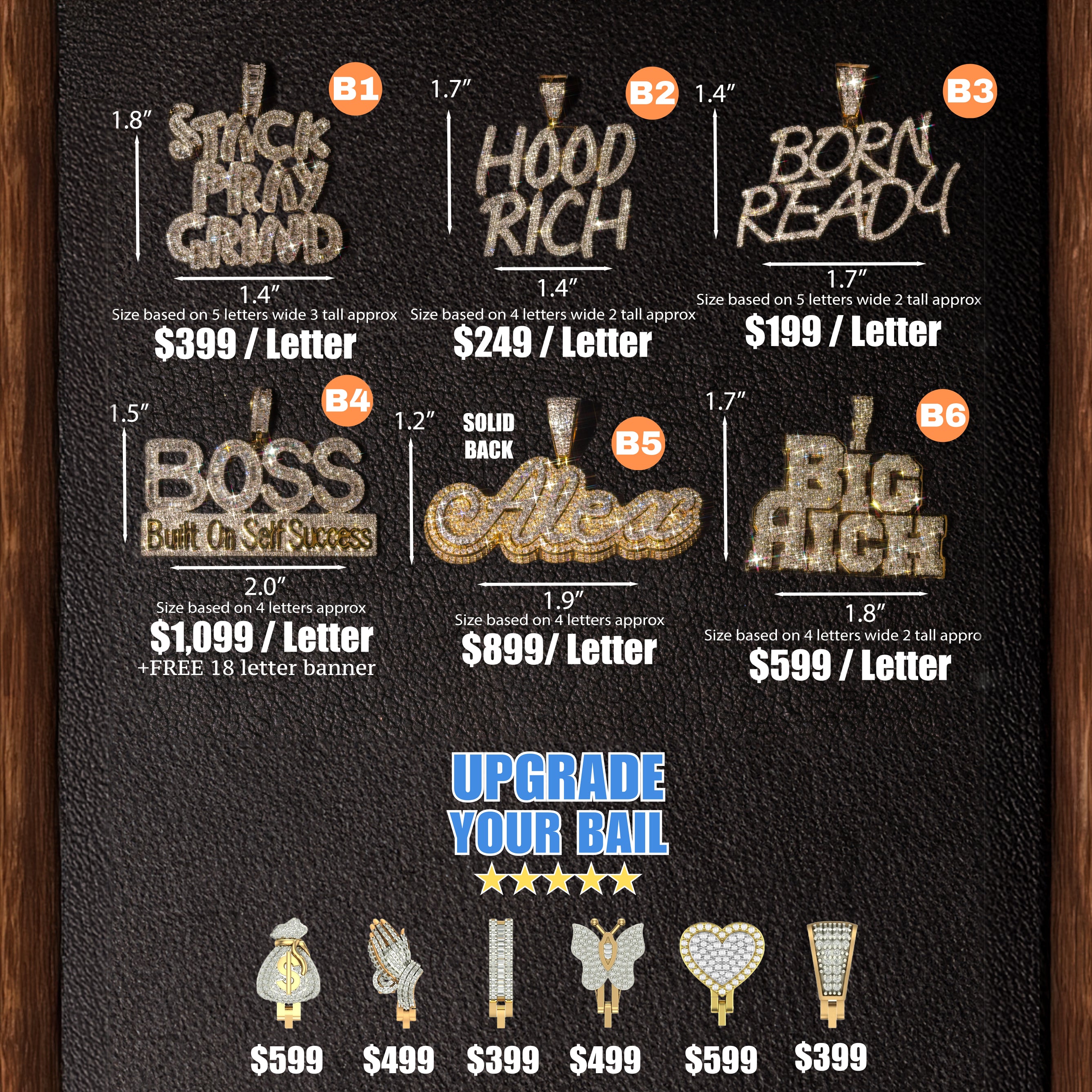 Custom Diamond Nameplates