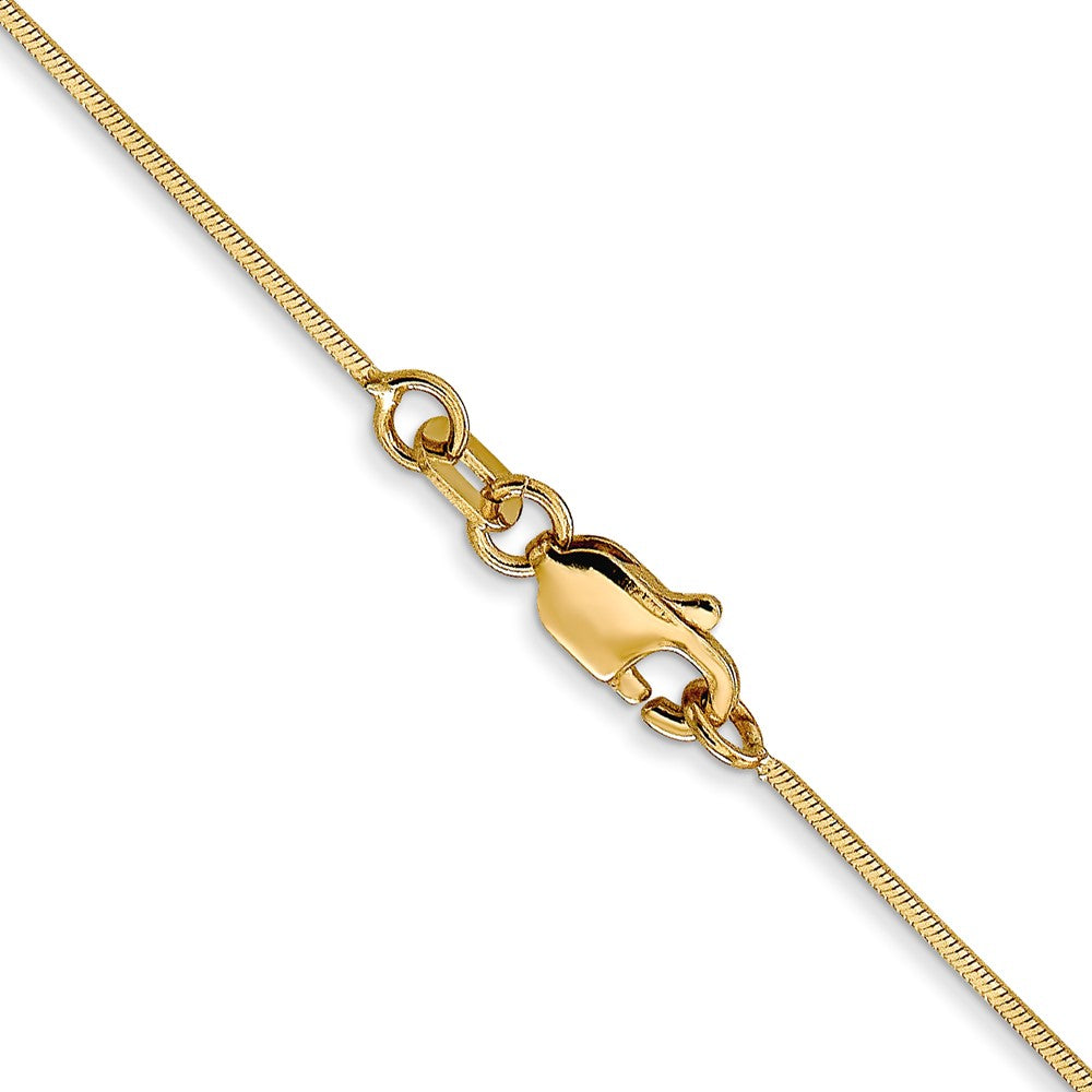 14k .8mm Octagonal Snake Chain (3.87 grams)