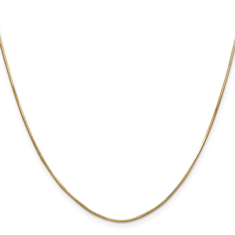 14k .8mm Octagonal Snake Chain (2.90 grams)