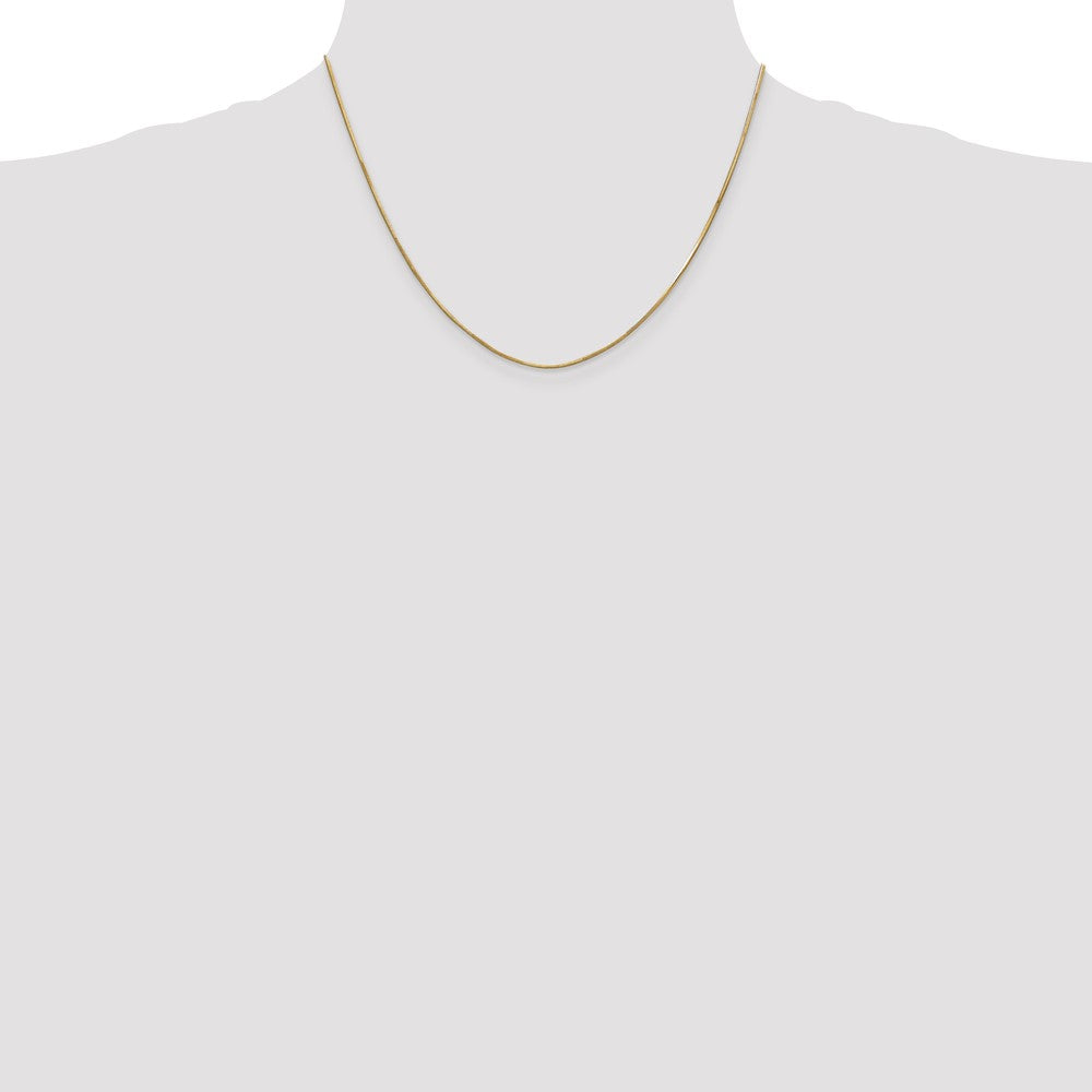 14k .8mm Octagonal Snake Chain (2.90 grams)