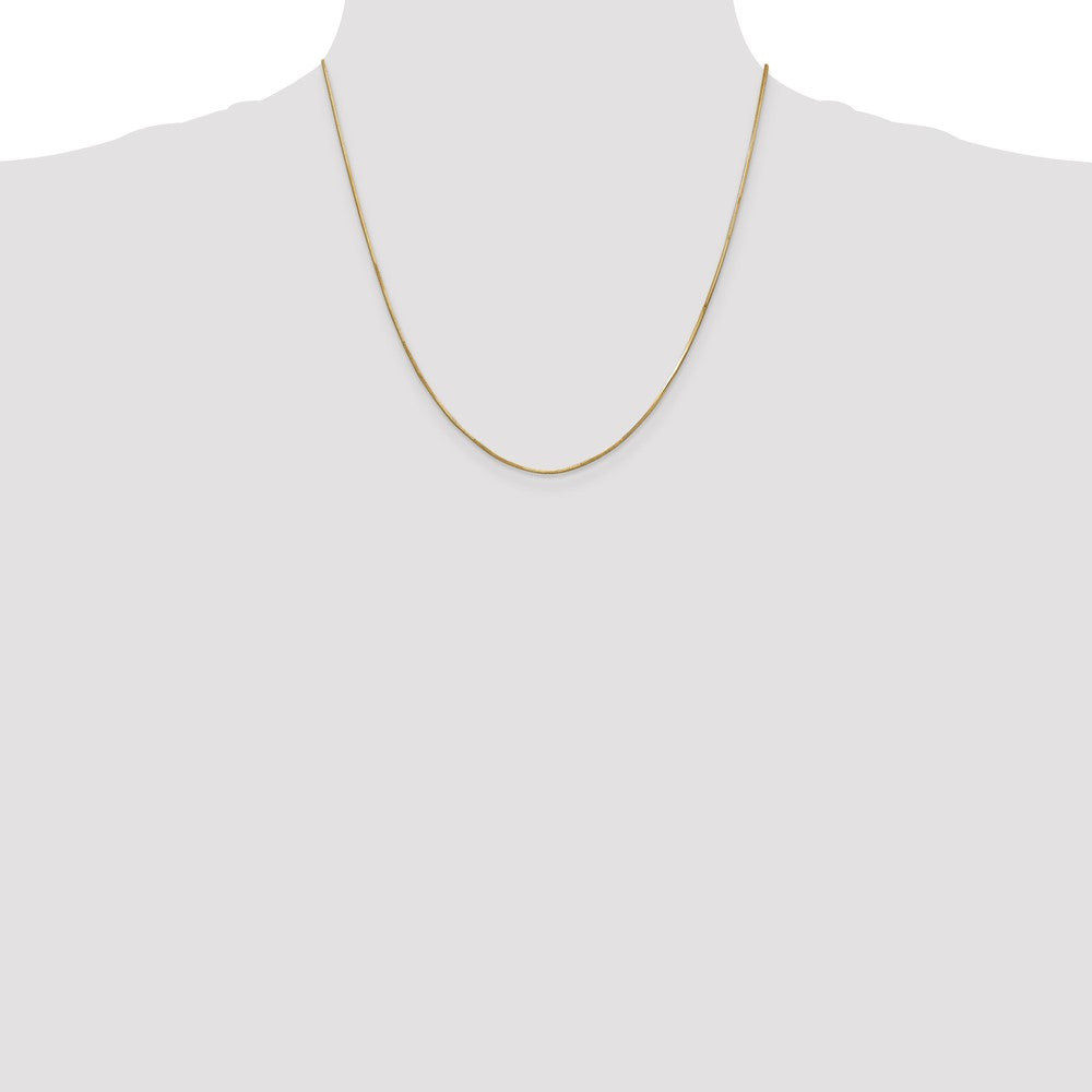 14k .8mm Octagonal Snake Chain (2.90 grams)