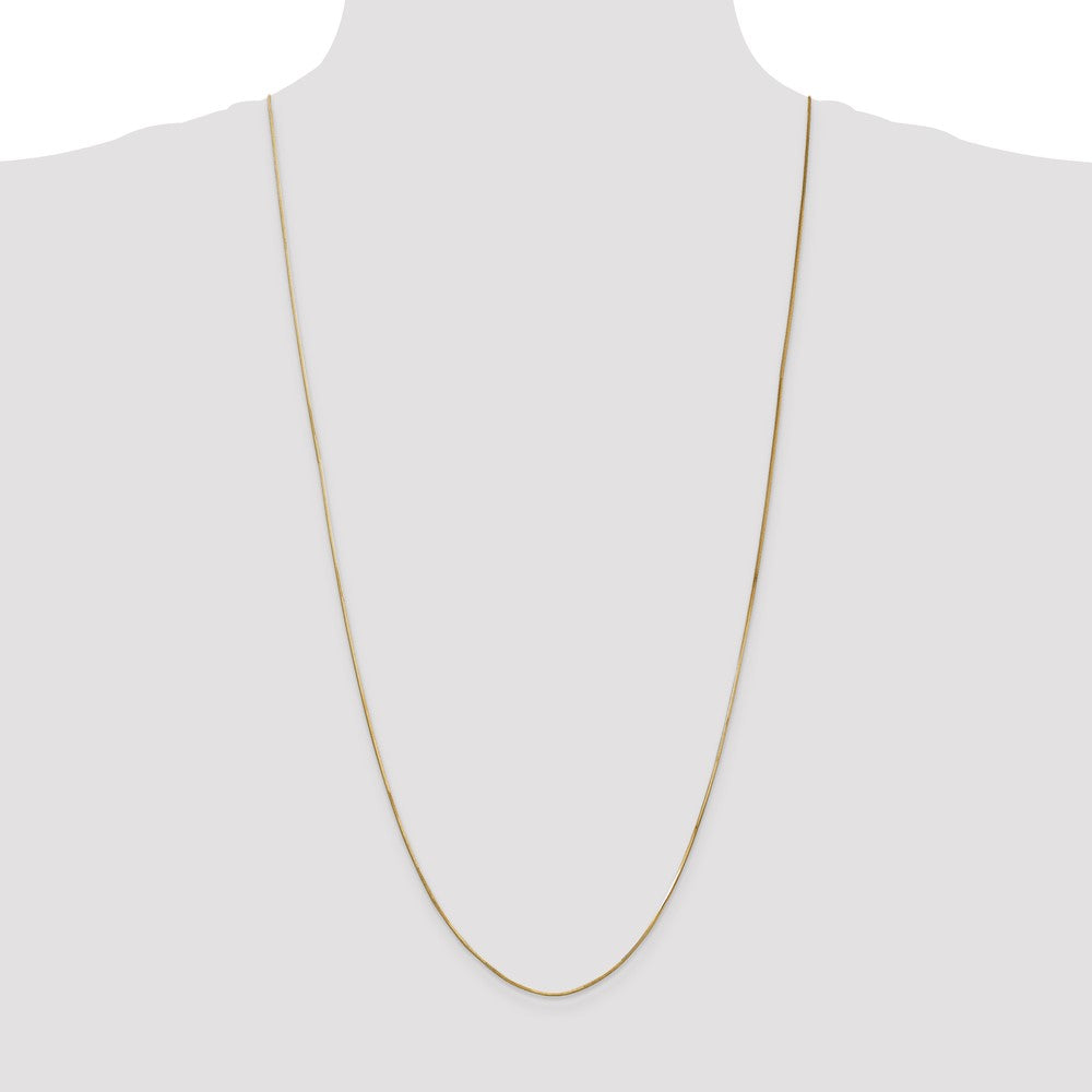 14k .8mm Octagonal Snake Chain (2.90 grams)