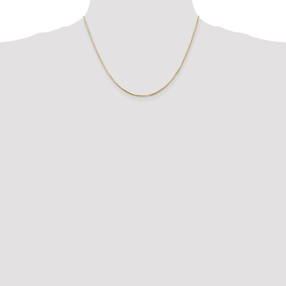 14k .9mm Octagonal Snake Chain (3.95 grams)