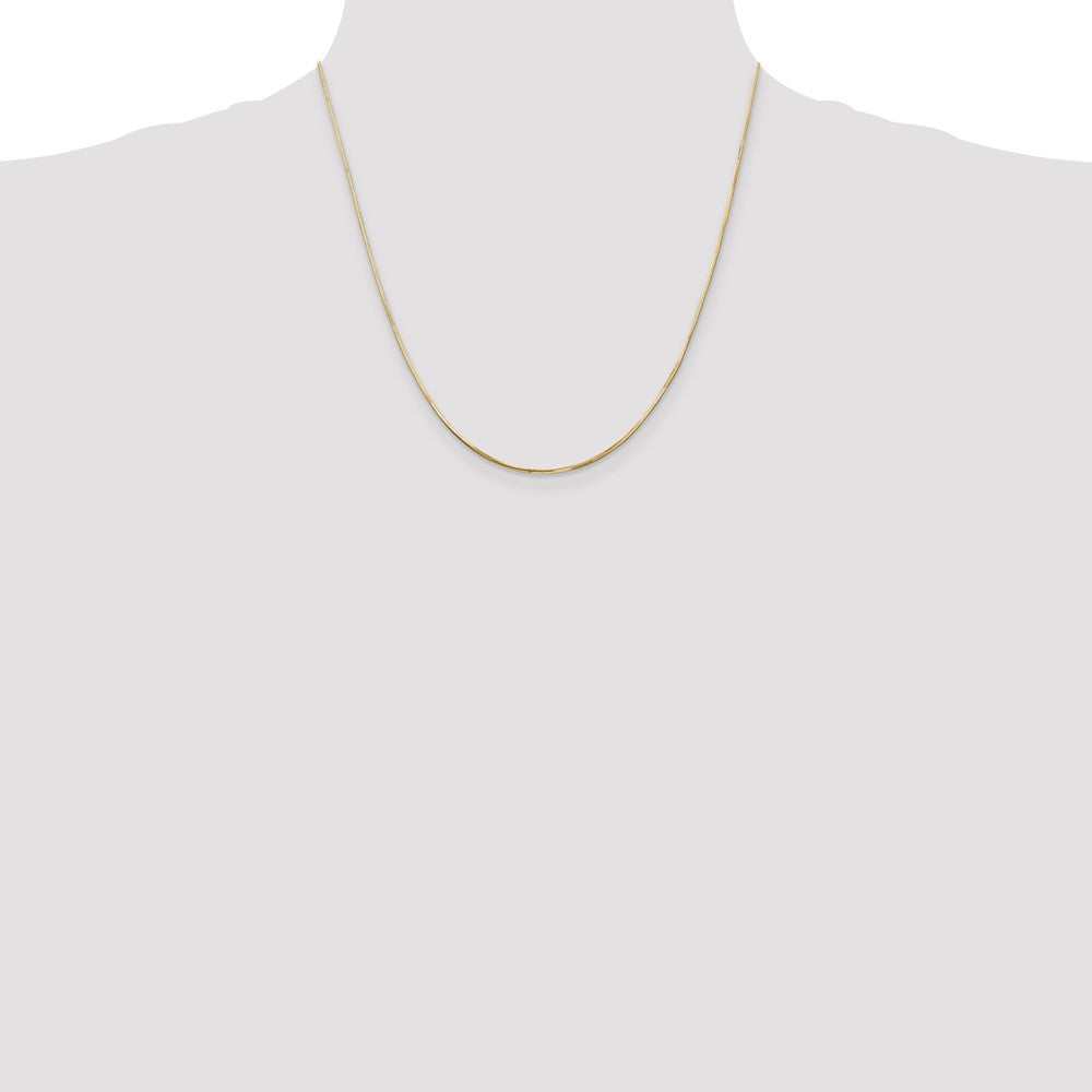 14k .9mm Octagonal Snake Chain (3.95 grams)
