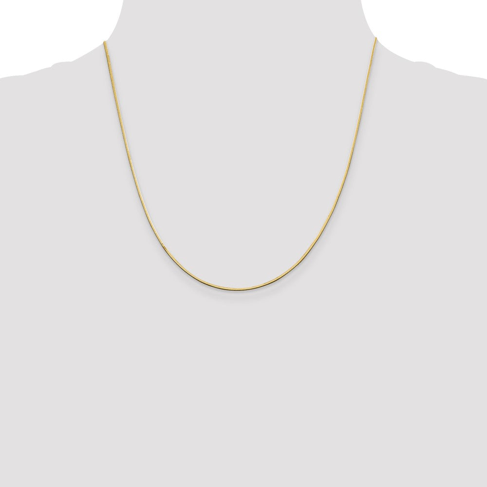 14k 1mm Octagonal Snake Chain (4.59 grams)