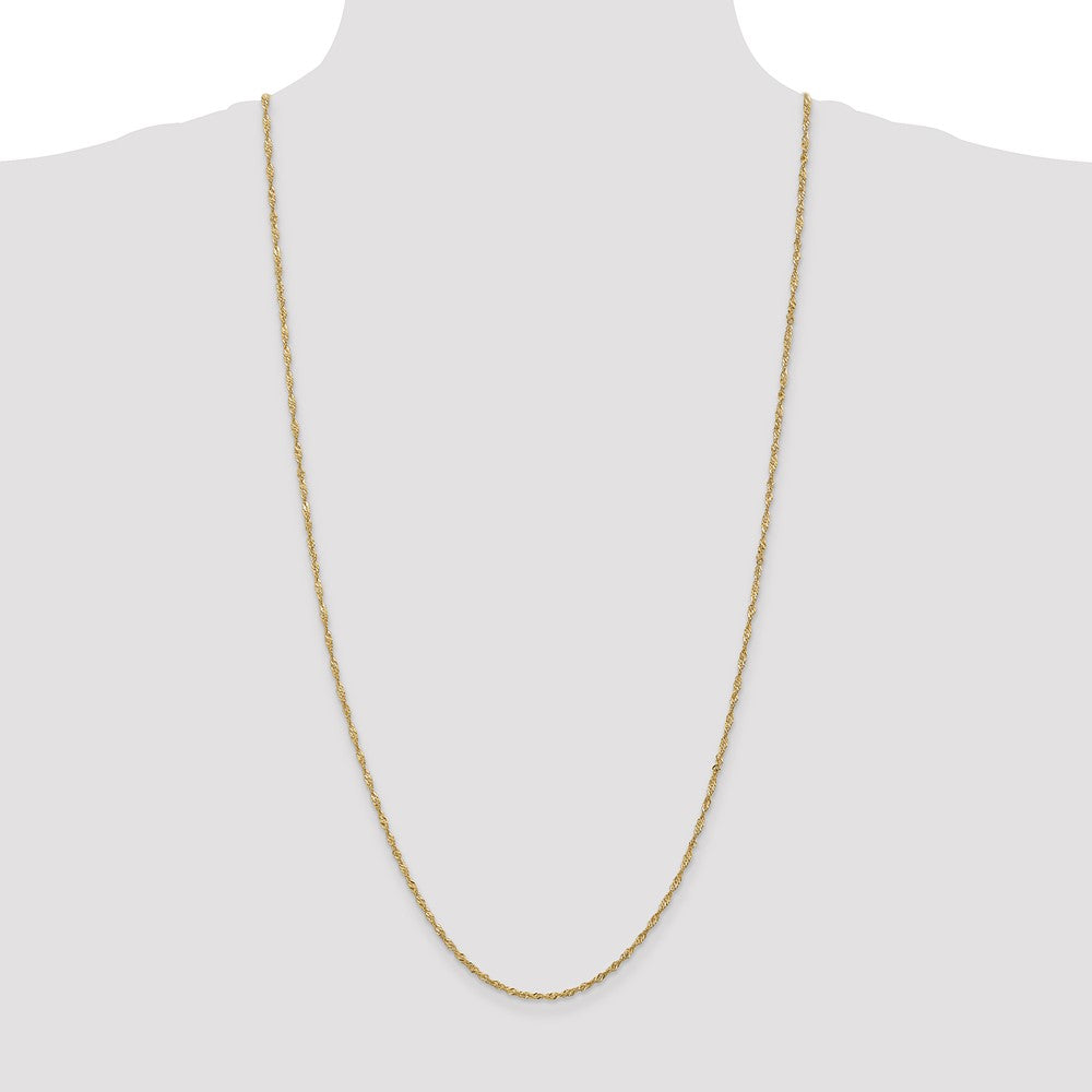 14k 1.70mm Singapore Chain (2.40 grams)